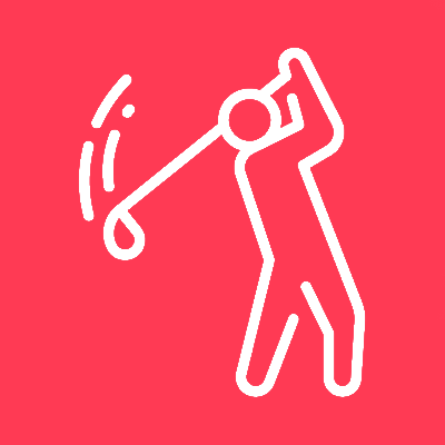 Things to do icon rood wit