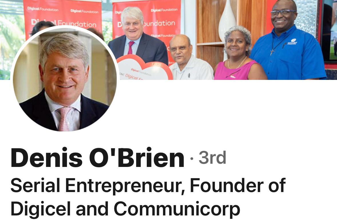 Billionaire Denis O’Brien: The new owner of Conrad