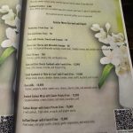 Menu Jasmine Restaurant at Golfland Alvor