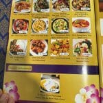 Menu Six Senses Thai Restaurant Faro