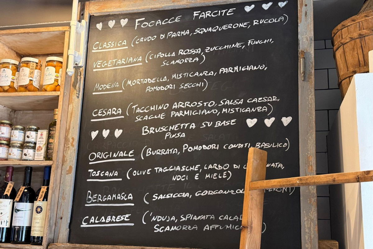 Menu Cucina Italiana & Bottega Gourmet Almancil
