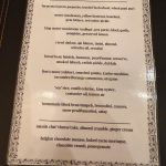 Menu Vegan restaurant O Gambuzino